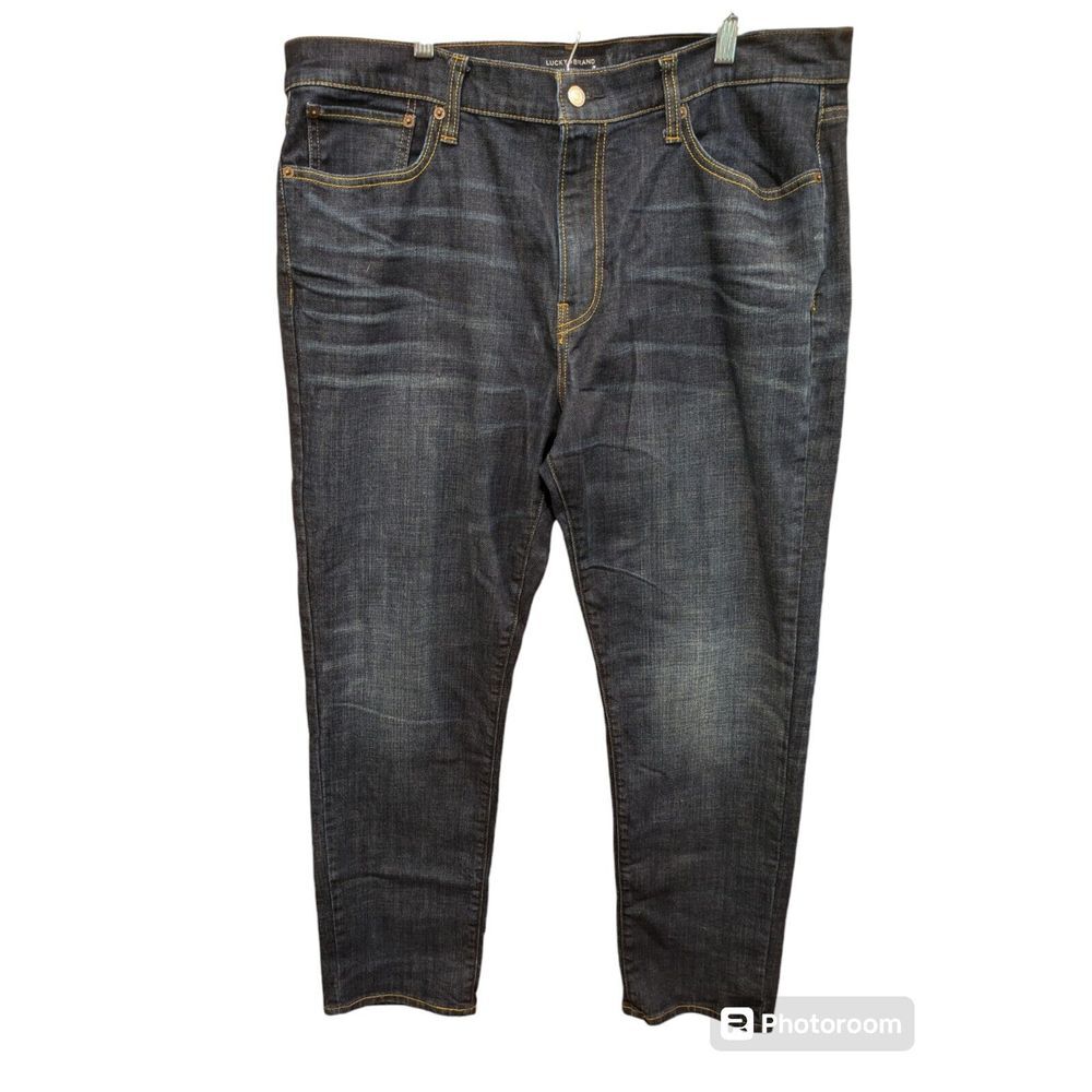 Lucky Brand Jeans Mens 38X32 410‎ Athletic Fit Medium Blue Denim Stretch